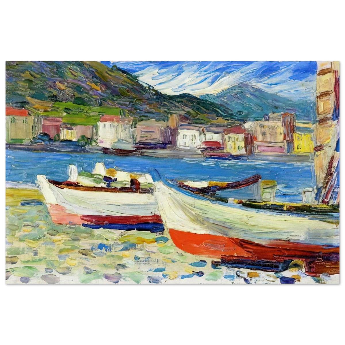 RAPALLO BOATS Poster | Wassily Kandinsky Poster | Wassily Kandinsky Shop