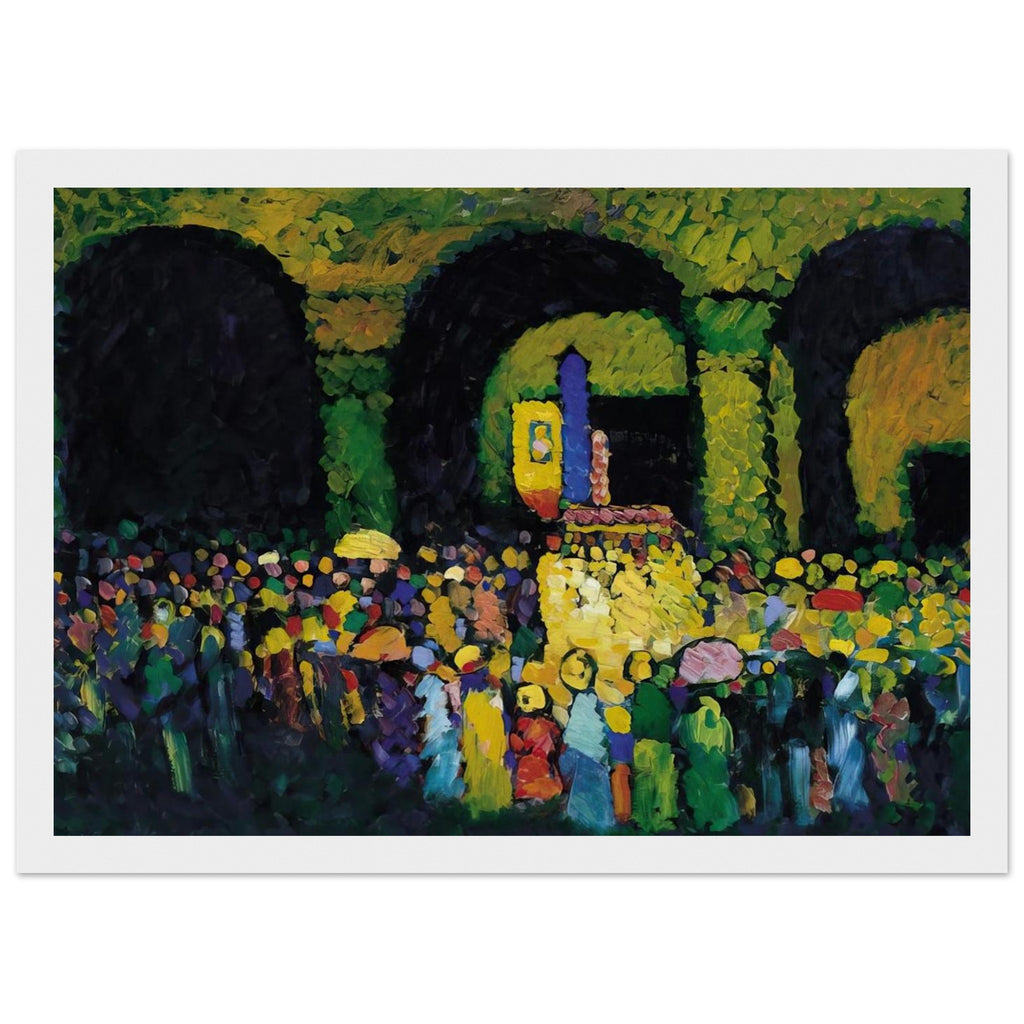 THE LUDWIGSKIRCHE IN MUNICH 1908 Framed Poster | Wassily Kandinsky Framed Prints Wall Art | Wassily Kandinsky Shop
