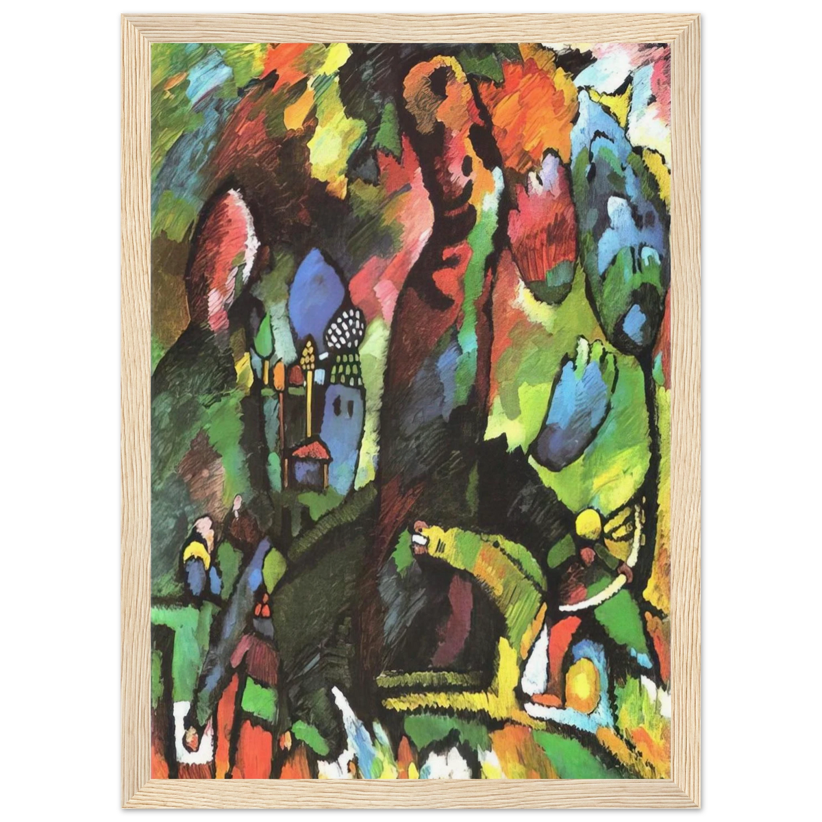 PICTURE WITH ARCHER 1909 Framed Poster | Wassily Kandinsky Framed Prints Wall Art | Wassily Kandinsky Shop