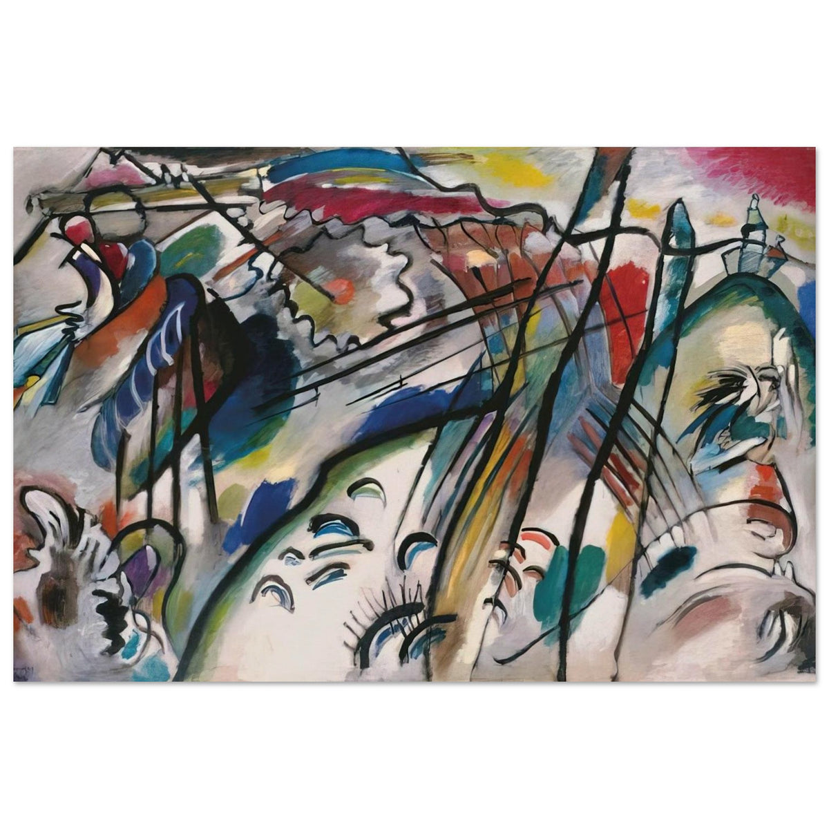 IMPROVISATION 28 SECOND VERSION 1912 Poster | Wassily Kandinsky Poster | Wassily Kandinsky Shop