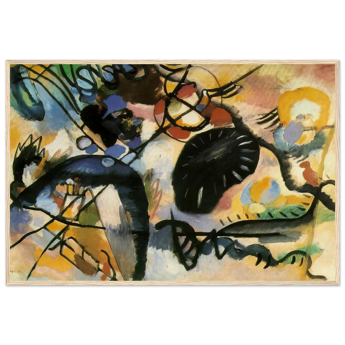 BLACK SPOT 1912 Framed Poster | Wassily Kandinsky Framed Prints Wall Art | Wassily Kandinsky Shop