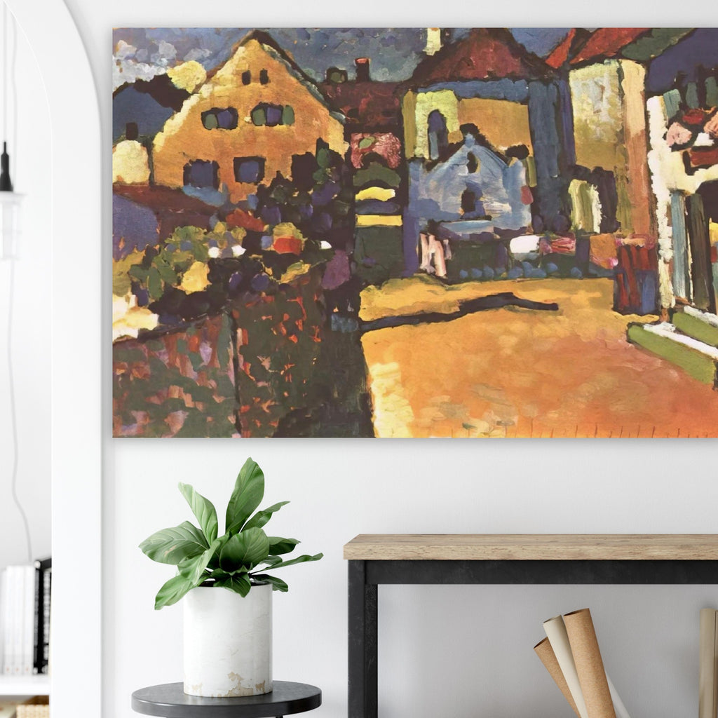 GRUNGASSE IN MURNAU 1909 Poster | Wassily Kandinsky Poster | Wassily Kandinsky Shop