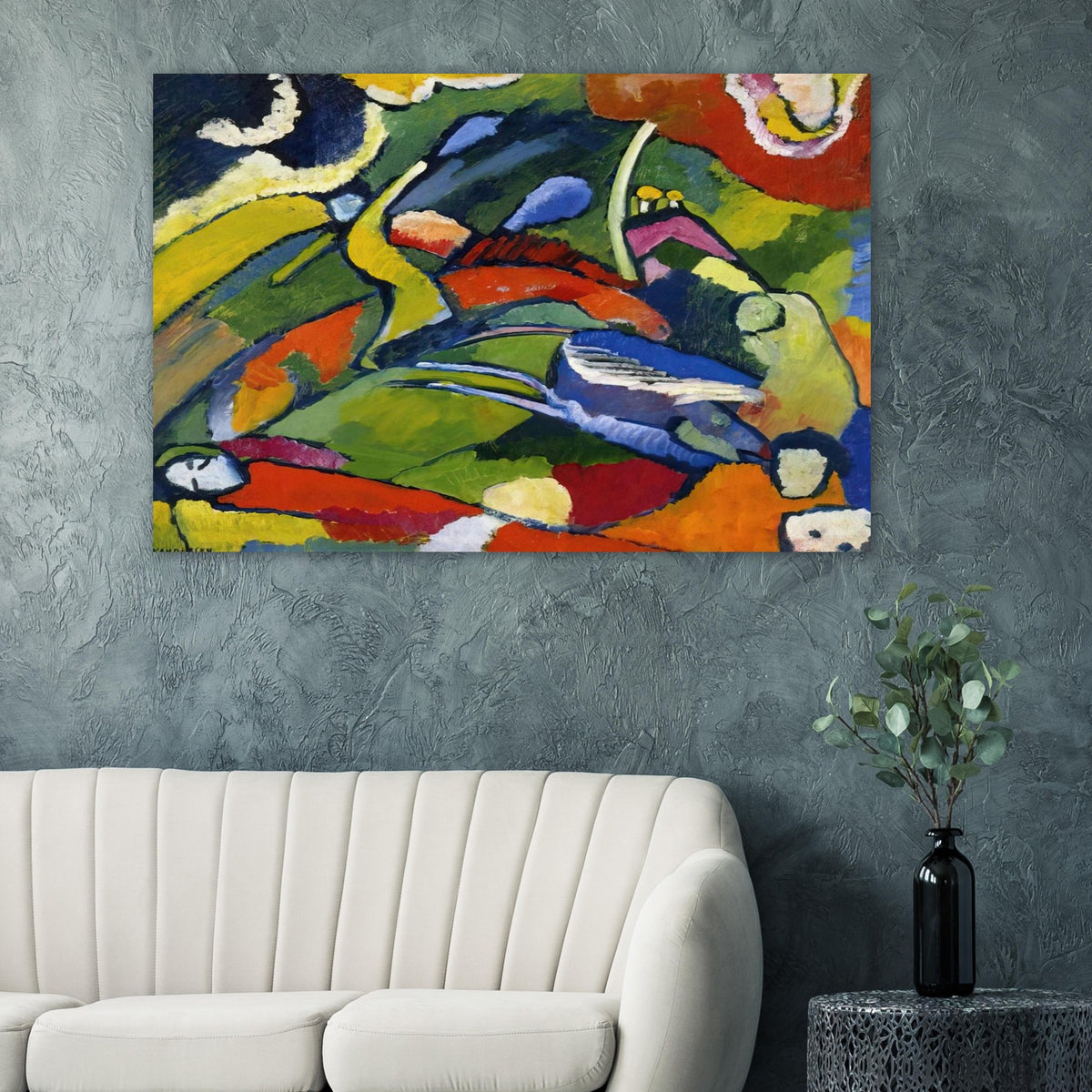 TWO RIDERS AND RECLINING FIGURE Poster | Wassily Kandinsky Poster | Wassily Kandinsky Shop