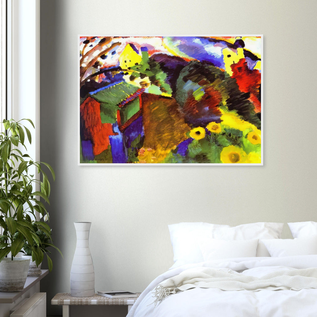 MURNAU GARDEN 1910 Framed Poster | Wassily Kandinsky Framed Prints Wall Art | Wassily Kandinsky Shop