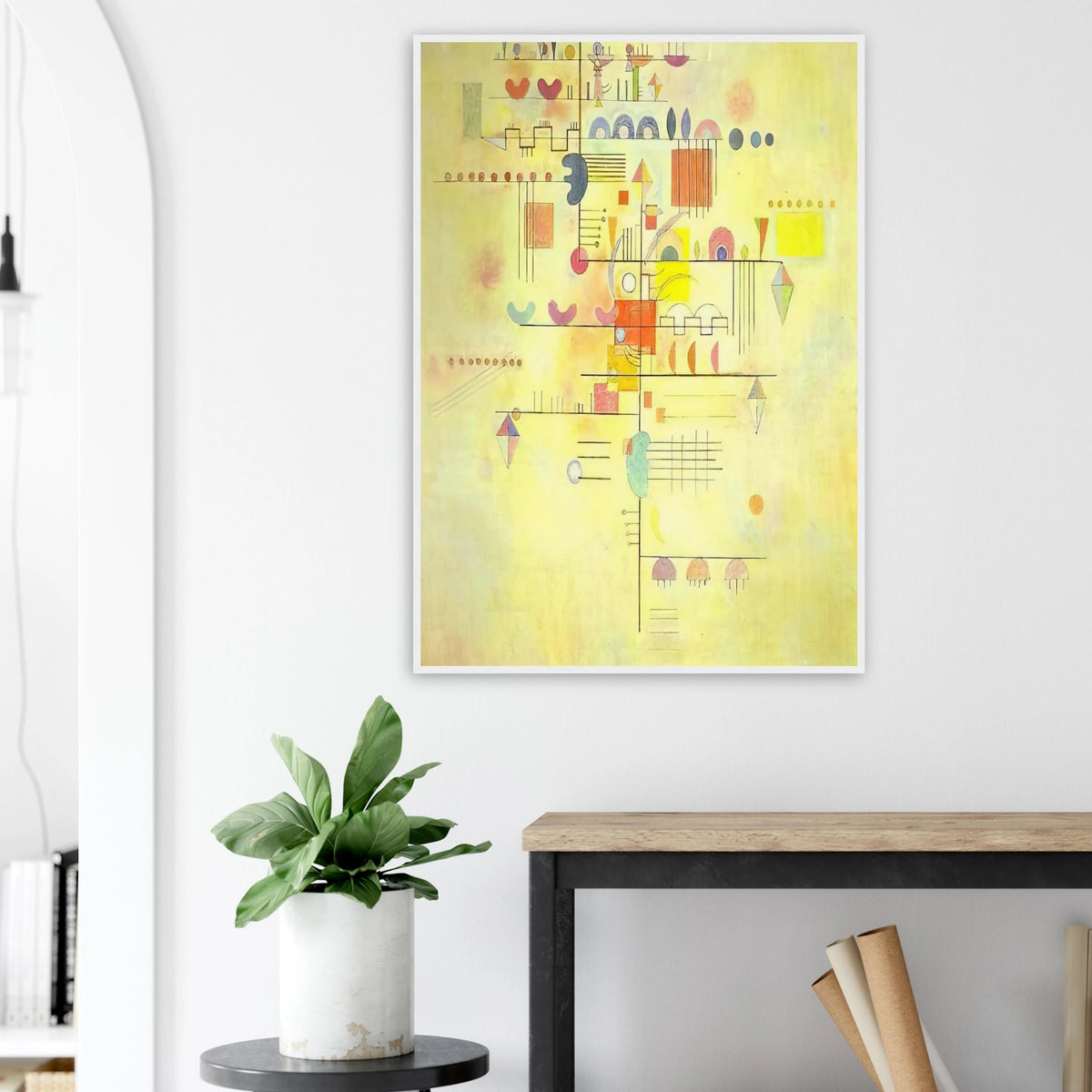GENTLE ACCENT 1934 Framed Poster | Wassily Kandinsky Framed Prints Wall Art | Wassily Kandinsky Shop