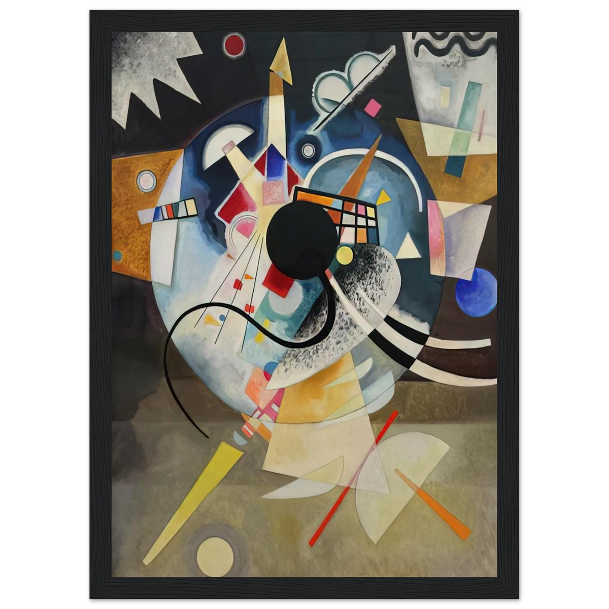 A CENTRE 1924 Framed Poster | Wassily Kandinsky Framed Prints Wall Art | Wassily Kandinsky Shop