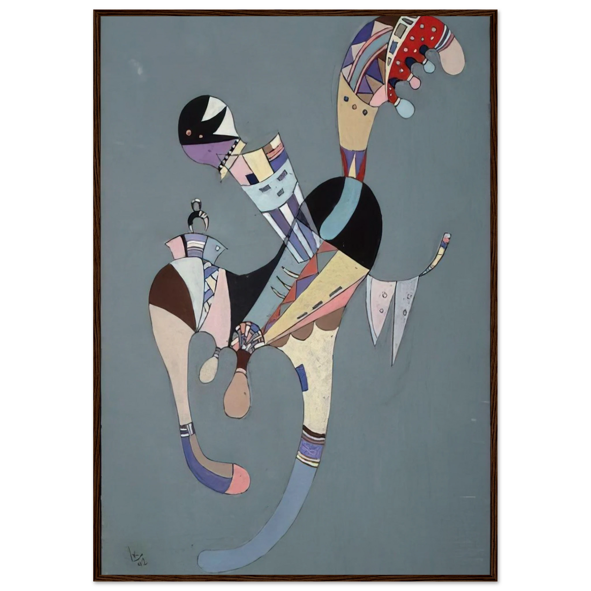 A FLOATING FIGURE 1942 Framed Poster | Wassily Kandinsky Framed Prints Wall Art | Wassily Kandinsky Shop