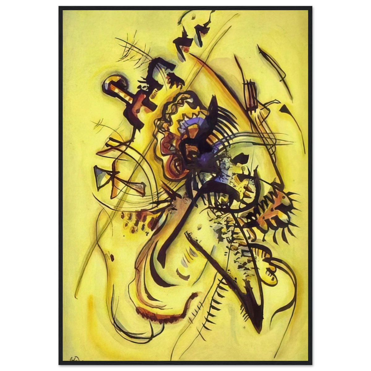 TO THE UNKNOWN VOICE 1916 Framed Poster | Wassily Kandinsky Framed Prints Wall Art | Wassily Kandinsky Shop