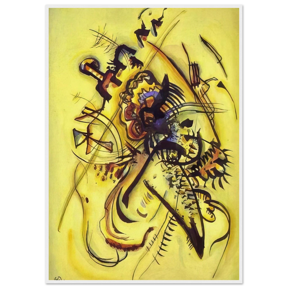 TO THE UNKNOWN VOICE 1916 Framed Poster | Wassily Kandinsky Framed Prints Wall Art | Wassily Kandinsky Shop