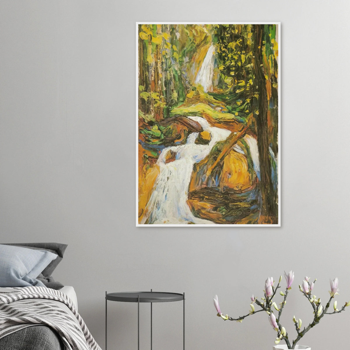 KOCHEL WATERFALL I Framed Poster | Wassily Kandinsky Framed Prints Wall Art | Wassily Kandinsky Shop