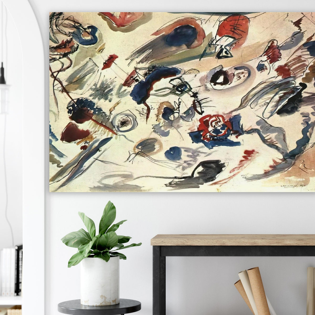 FIRST ABSTRACT WATERCOLOR 1910 Poster | Wassily Kandinsky Poster | Wassily Kandinsky Shop