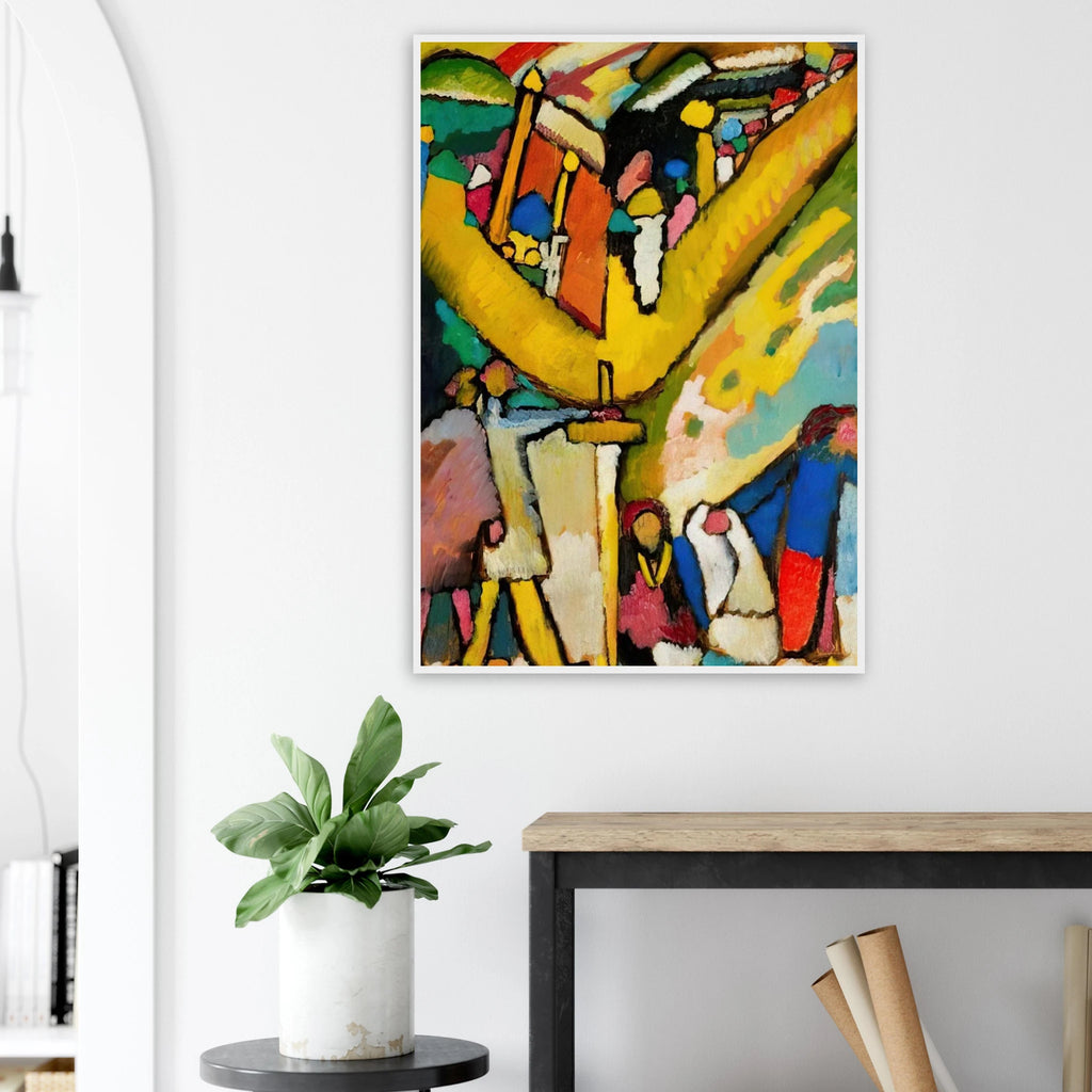 STUDY FOR IMPROVISATION 8 1909 Framed Poster | Wassily Kandinsky Framed Prints Wall Art | Wassily Kandinsky Shop