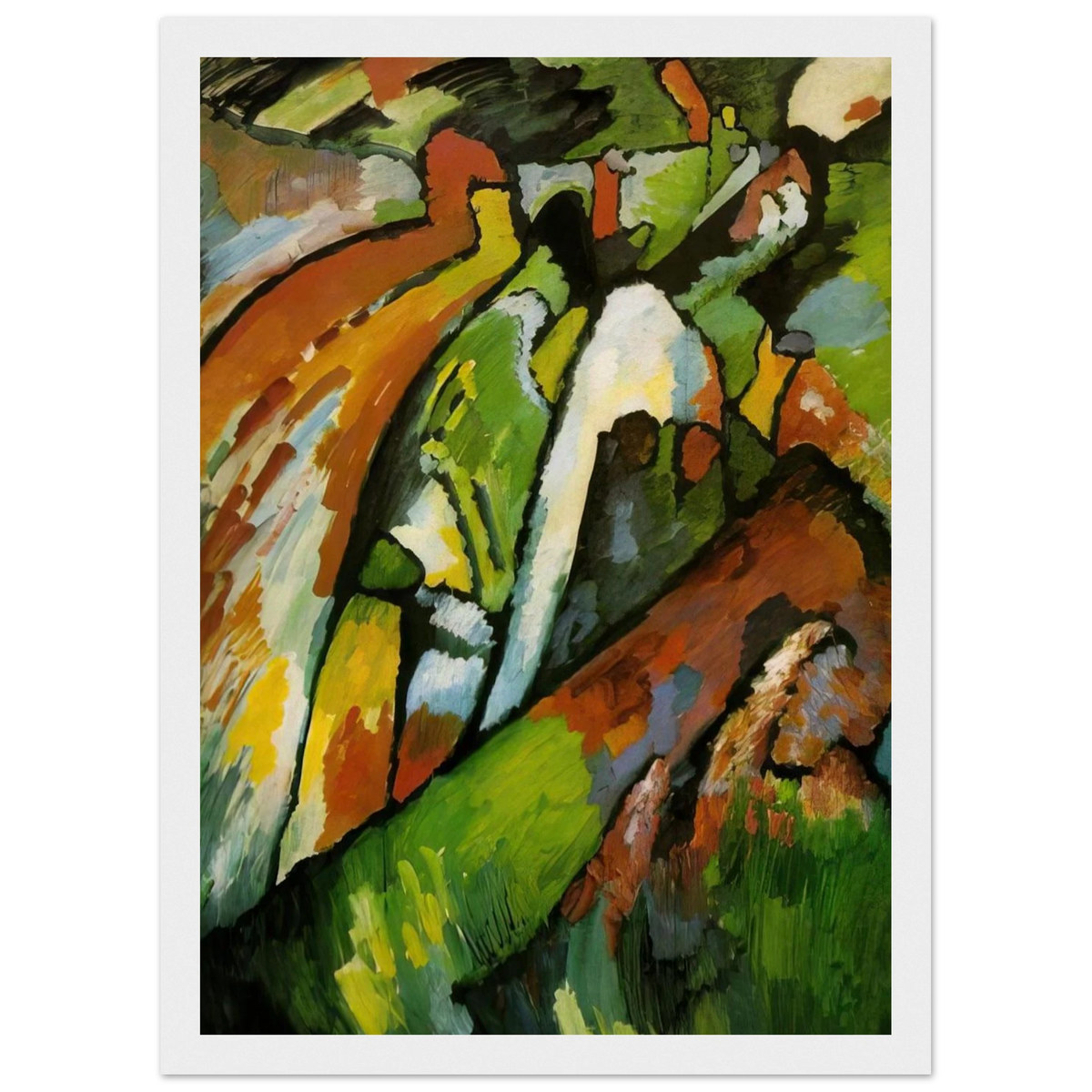 IMPROVISATION 7 1910 Framed Poster | Wassily Kandinsky Framed Prints Wall Art | Wassily Kandinsky Shop