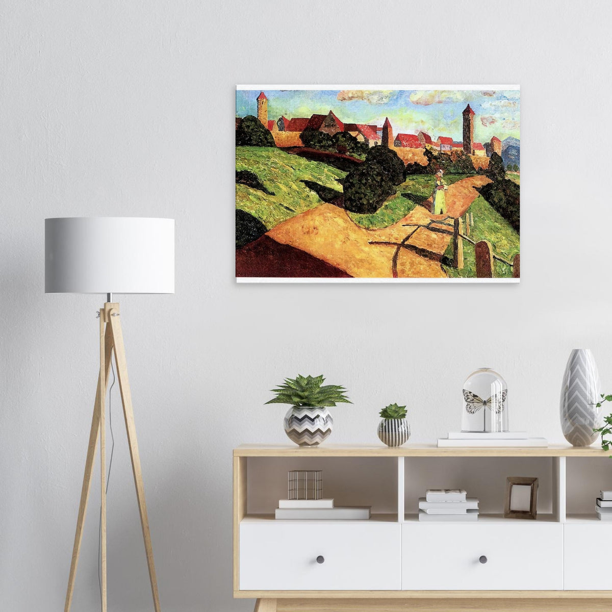 OLD TOWN II 1902 Canvas | Wassily Kandinsky Canvas | Wassily Kandinsky Shop
