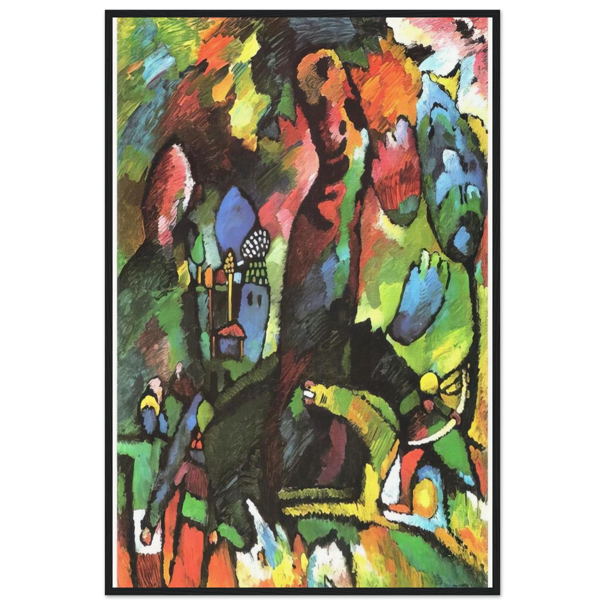 PICTURE WITH ARCHER 1909 Framed Poster | Wassily Kandinsky Framed Prints Wall Art | Wassily Kandinsky Shop