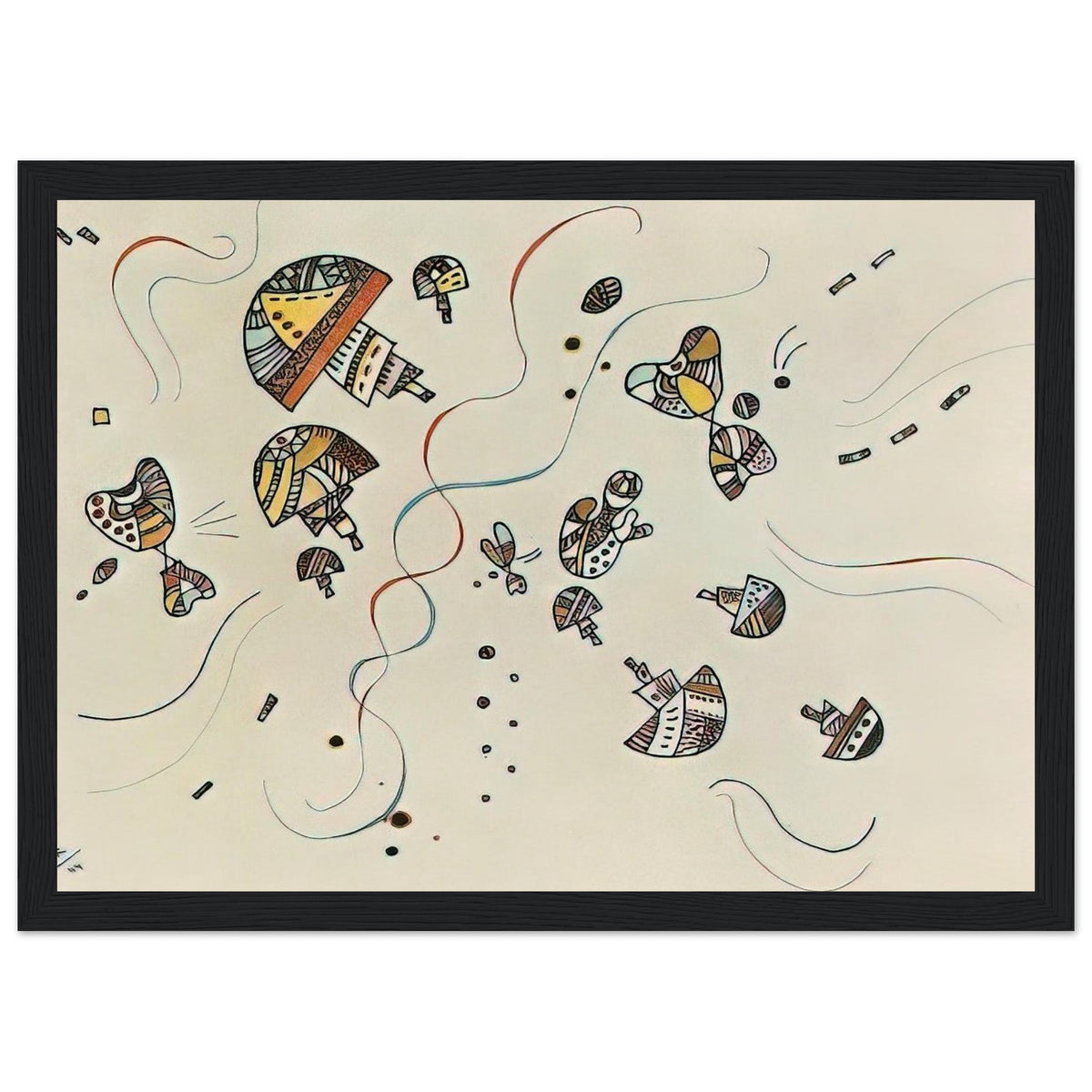 LAST WATERCOLOUR 1944 Framed Poster | Wassily Kandinsky Framed Prints Wall Art | Wassily Kandinsky Shop