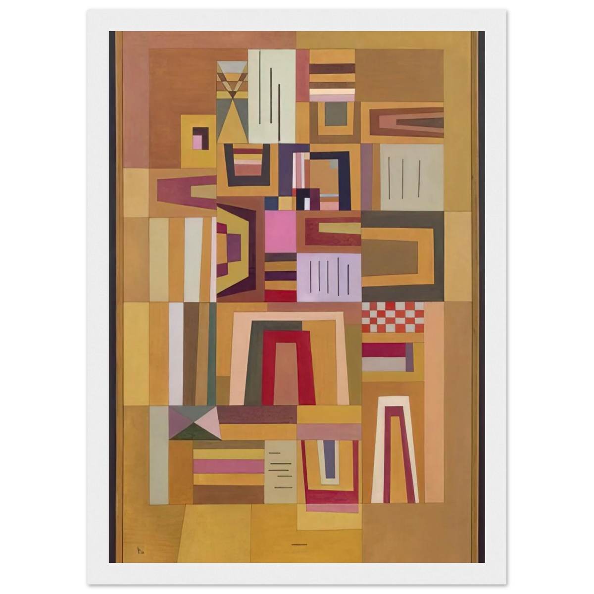 COMPENSATION ROSE 1933 Framed Poster | Wassily Kandinsky Framed Prints Wall Art | Wassily Kandinsky Shop