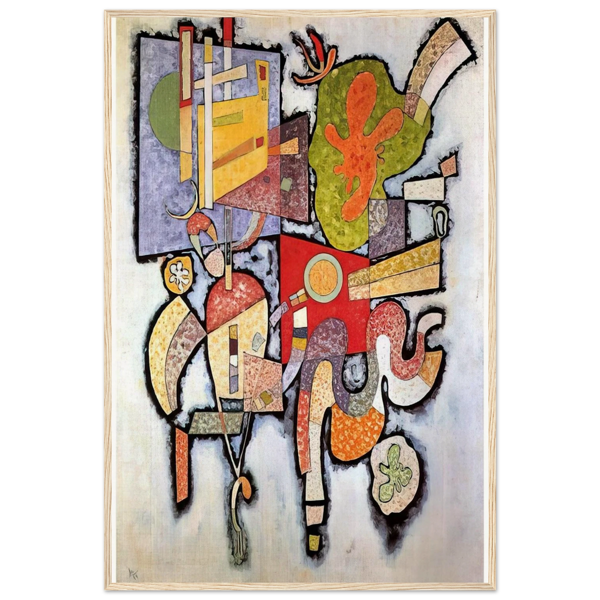 COMPLEX SIMPLE 1939 Framed Poster | Wassily Kandinsky Framed Prints Wall Art | Wassily Kandinsky Shop