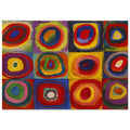 COLOR STUDY SQUARES WITH CONCENTRIC CIRCLES 1913 Poster | Wassily Kandinsky Poster | Wassily Kandinsky Shop