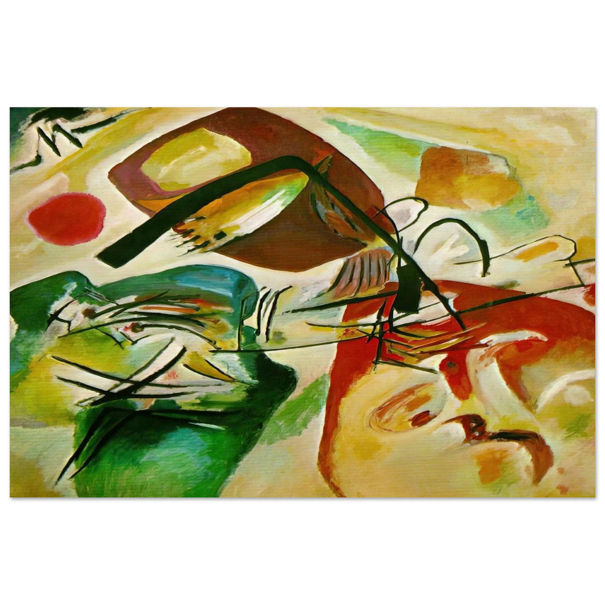 PICTURE WITH A BLACK ARCH 1912 Poster | Wassily Kandinsky Poster | Wassily Kandinsky Shop