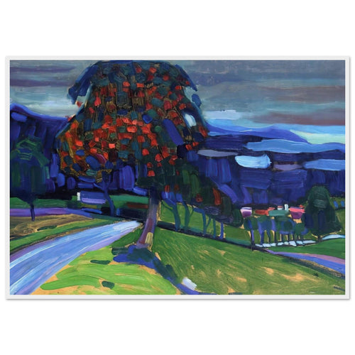 AUTUMN IN MURNAU 1908 Framed Poster | Wassily Kandinsky Framed Prints Wall Art | Wassily Kandinsky Shop