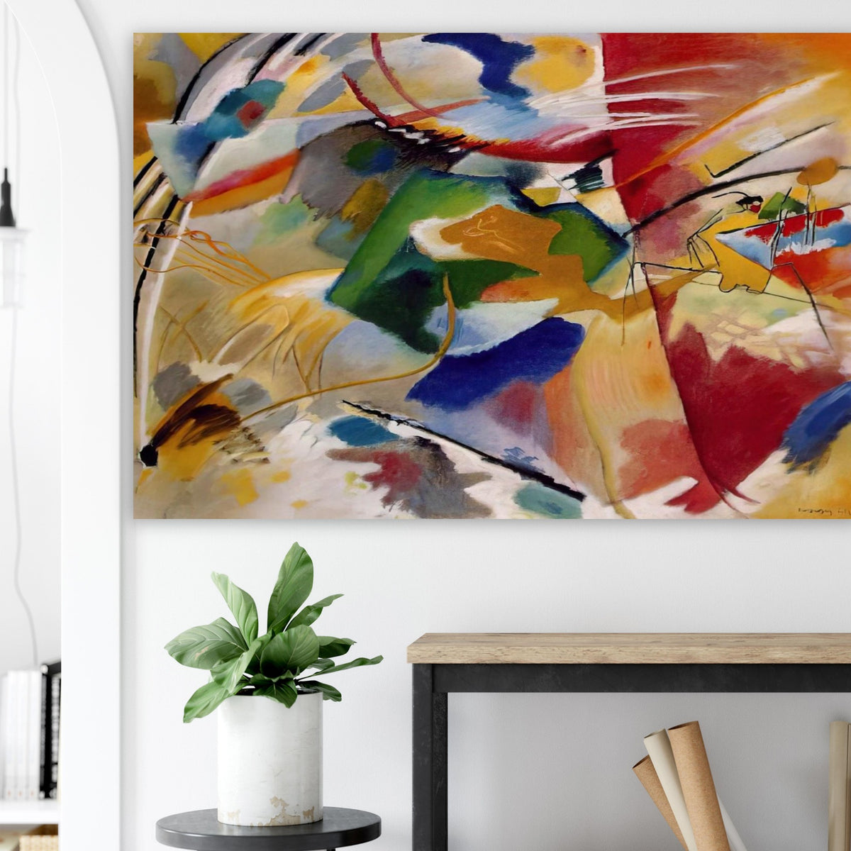 PAINTING WITH GREEN CENTER 1913 Poster | Wassily Kandinsky Poster | Wassily Kandinsky Shop