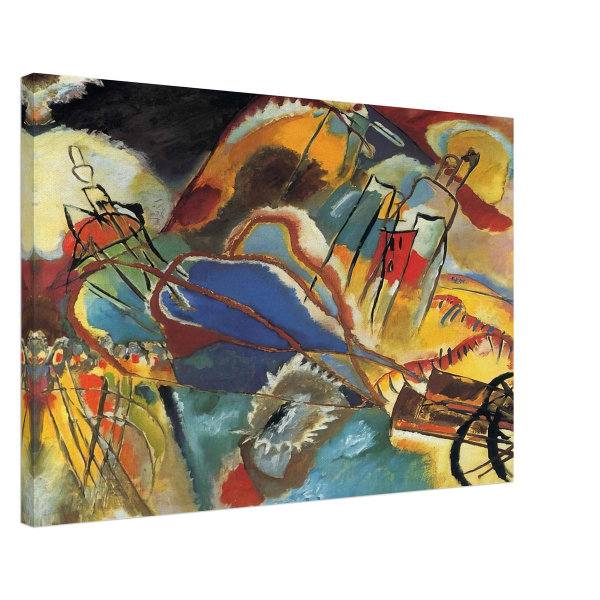 IMPROVISATION 30 CANNONS 1913 Canvas | Wassily Kandinsky Canvas | Wassily Kandinsky Shop