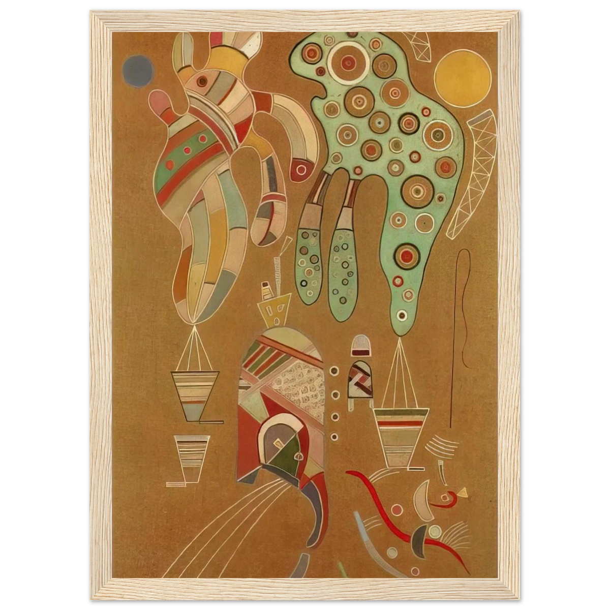 UNTITLED 1941 1 Framed Poster | Wassily Kandinsky Framed Prints Wall Art | Wassily Kandinsky Shop