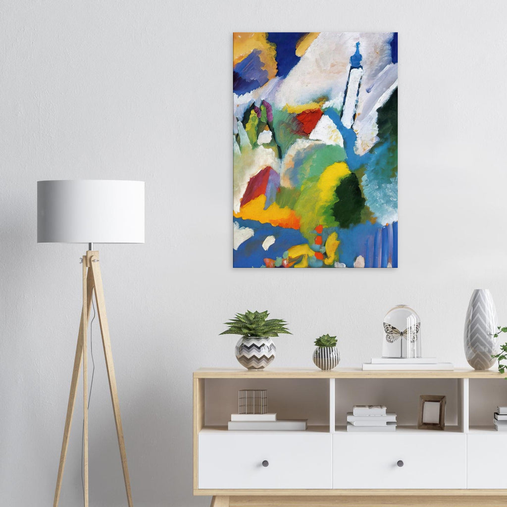 MURNAU WITH A CHURCH 1910 Canvas | Wassily Kandinsky Canvas | Wassily Kandinsky Shop