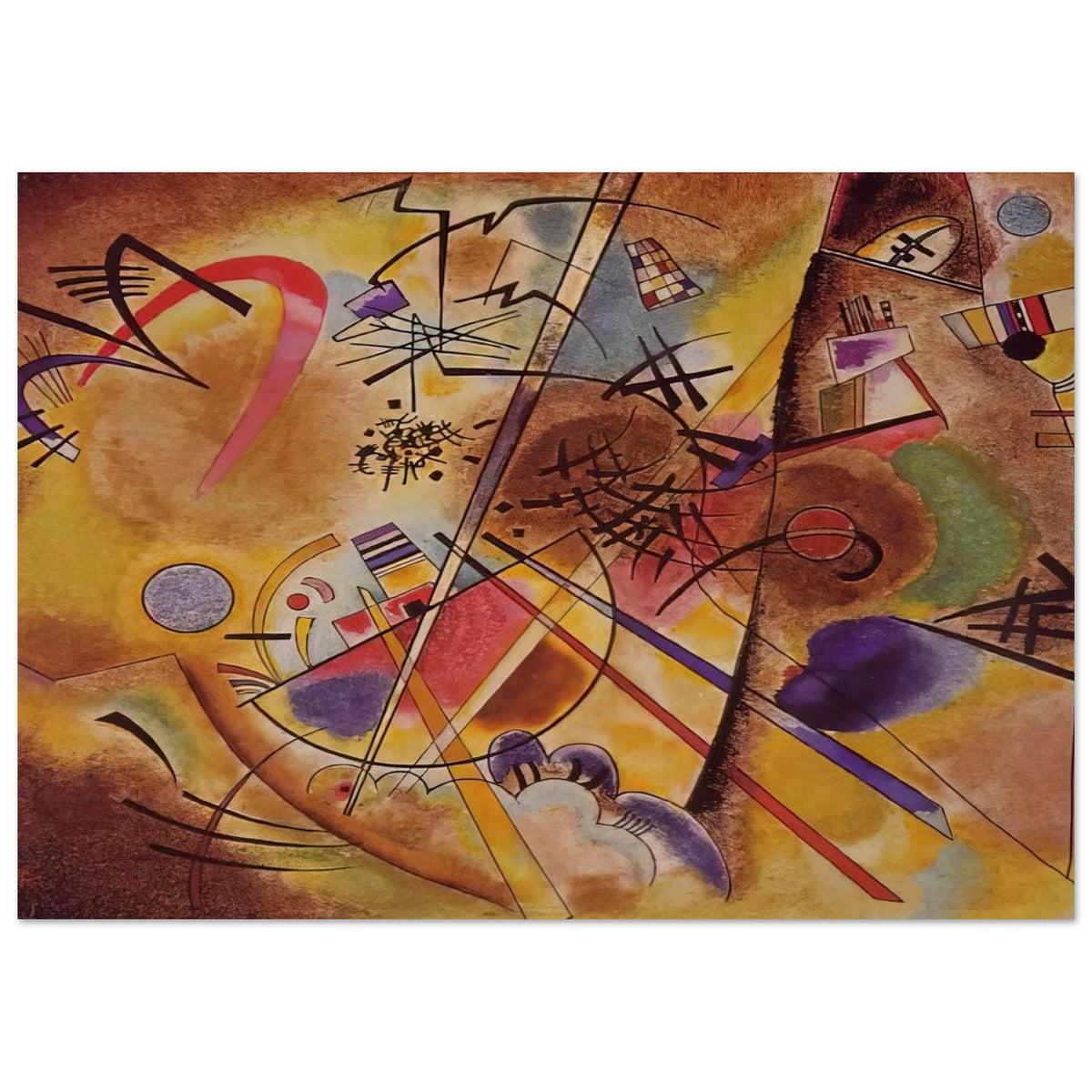 SMALL DREAM IN RED 1925 Poster | Wassily Kandinsky Poster | Wassily Kandinsky Shop