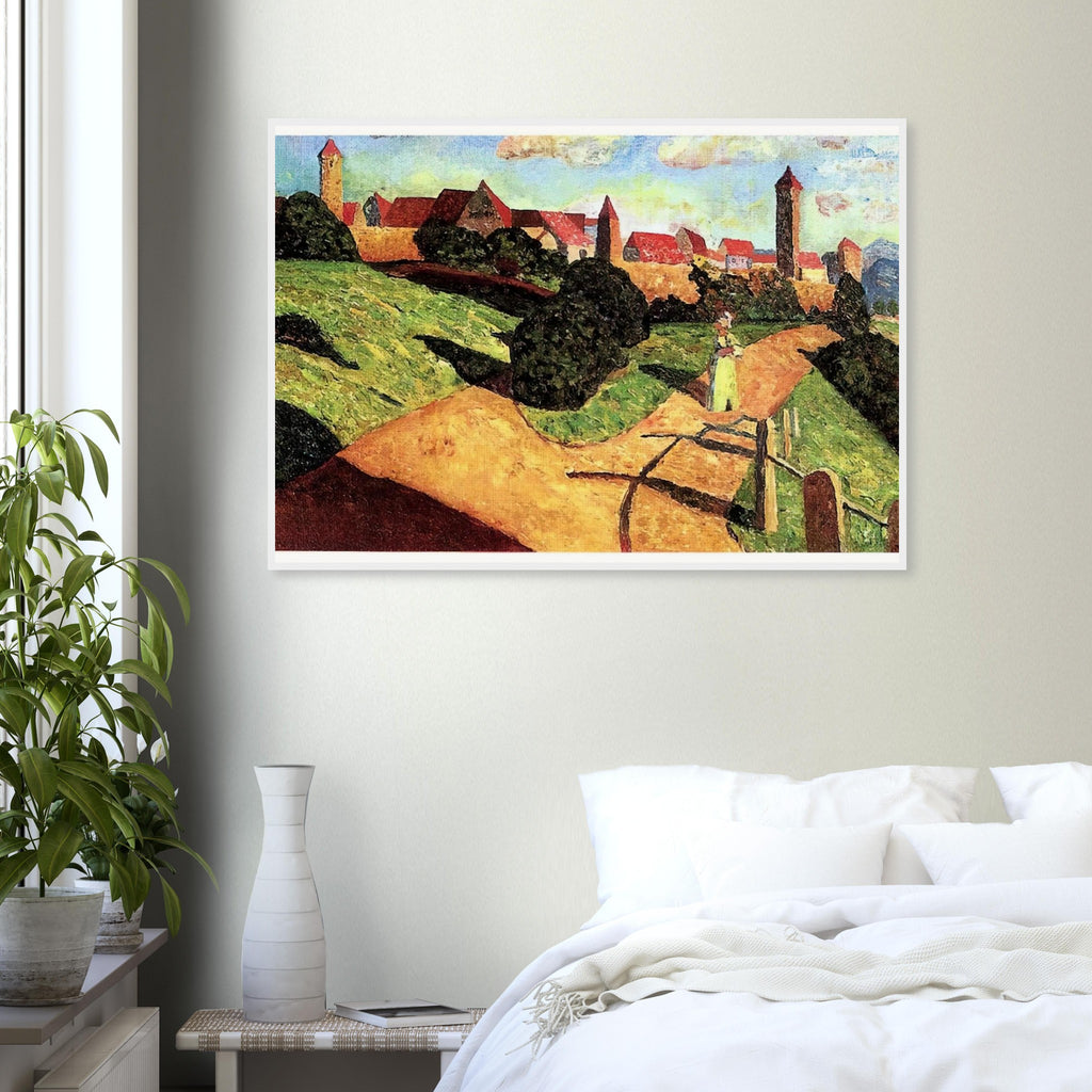OLD TOWN II 1902 Framed Poster | Wassily Kandinsky Framed Prints Wall Art | Wassily Kandinsky Shop