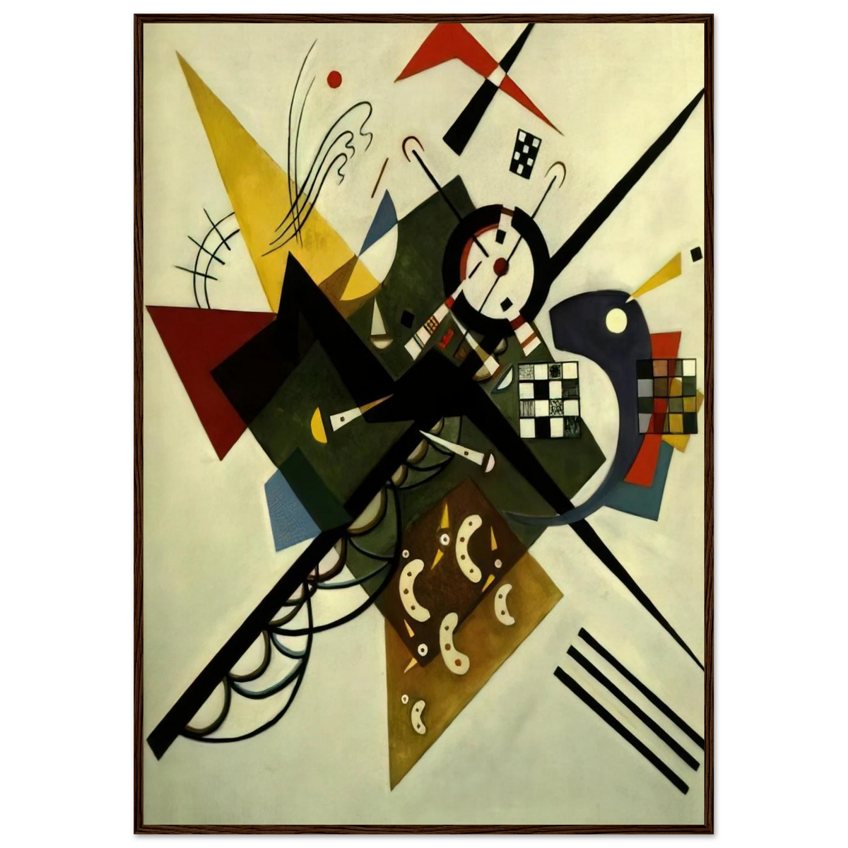ON WHITE II 1923 Framed Poster | Wassily Kandinsky Framed Prints Wall Art | Wassily Kandinsky Shop