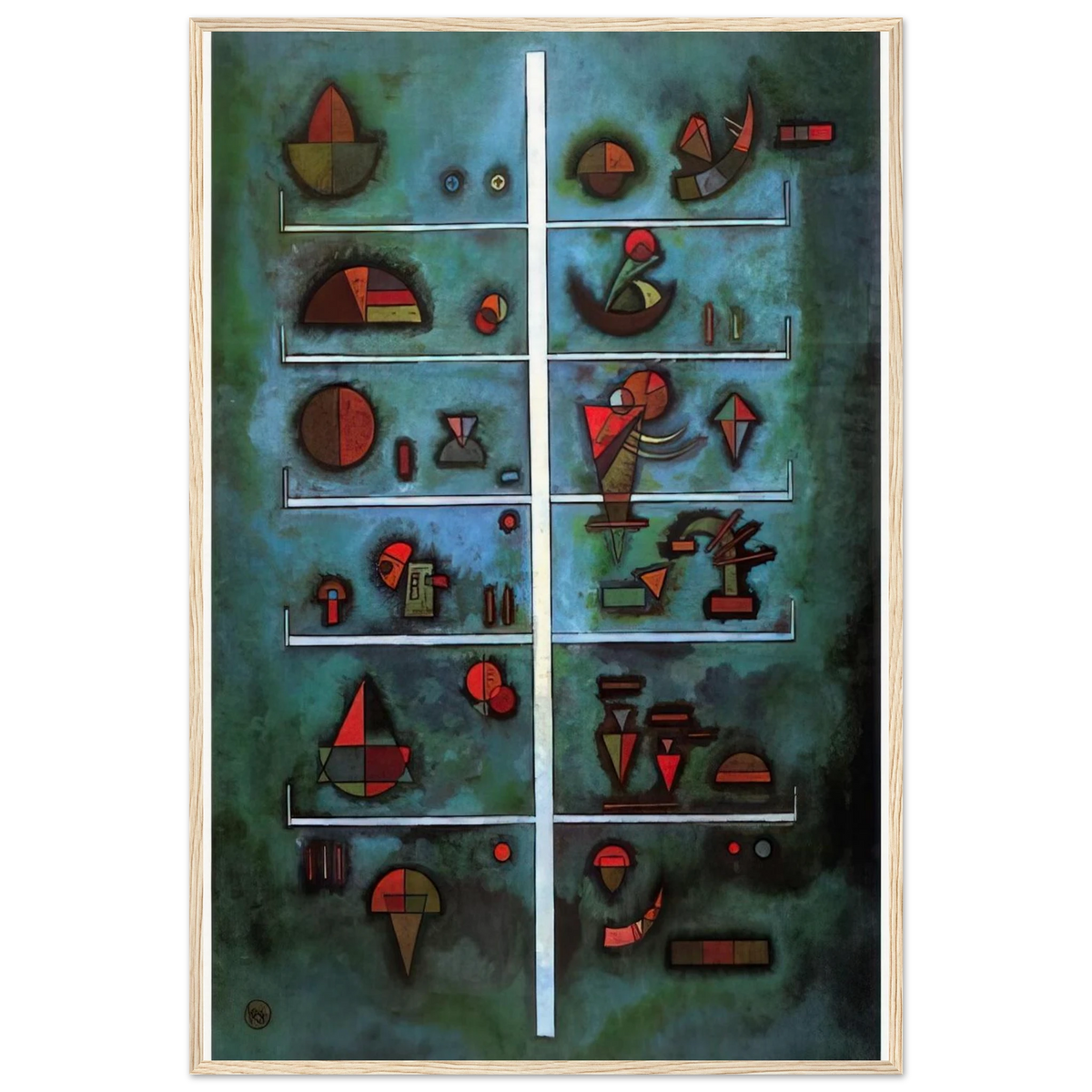 STOREYS 1929 Framed Poster | Wassily Kandinsky Framed Prints Wall Art | Wassily Kandinsky Shop