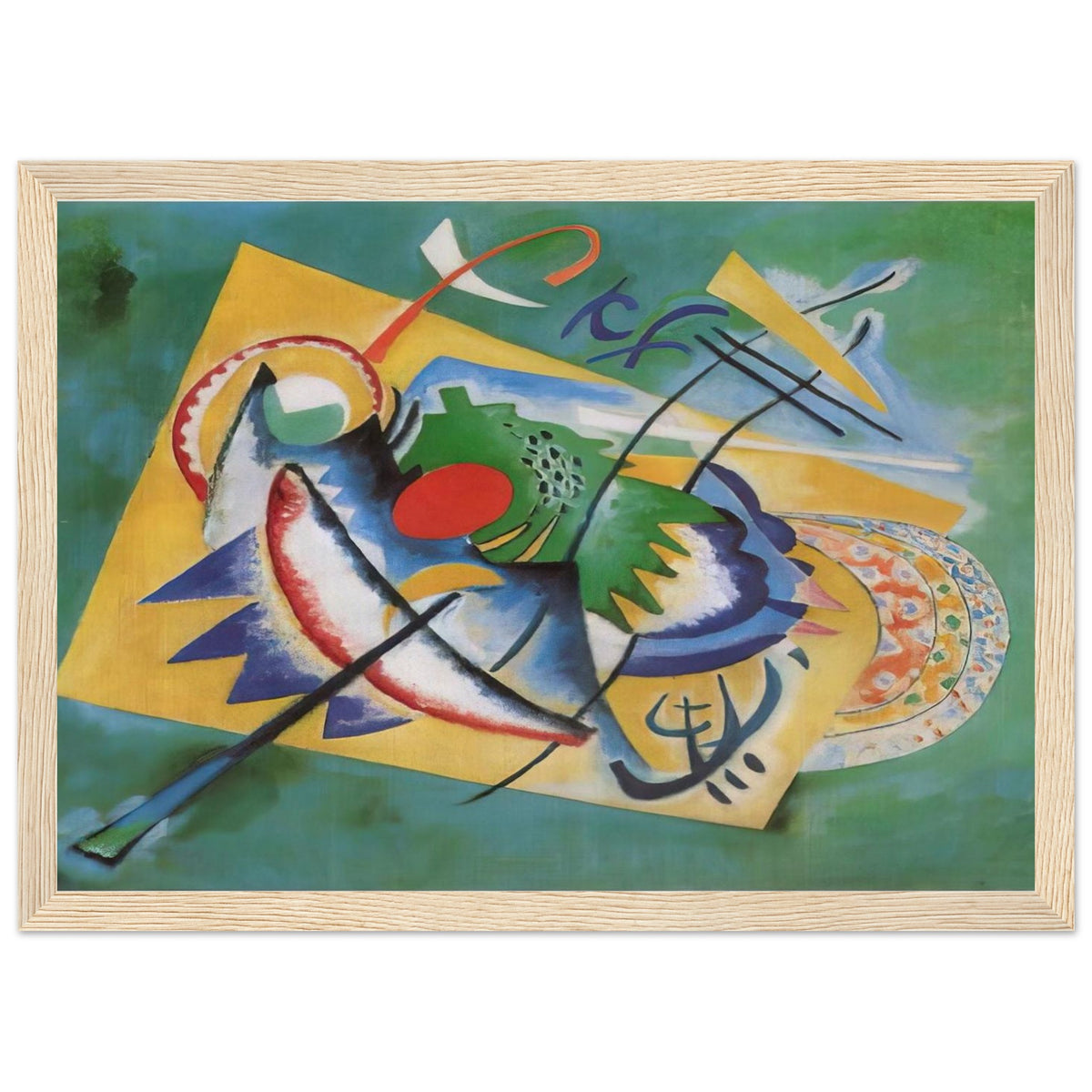 RED OVAL 1920 Framed Poster | Wassily Kandinsky Framed Prints Wall Art | Wassily Kandinsky Shop