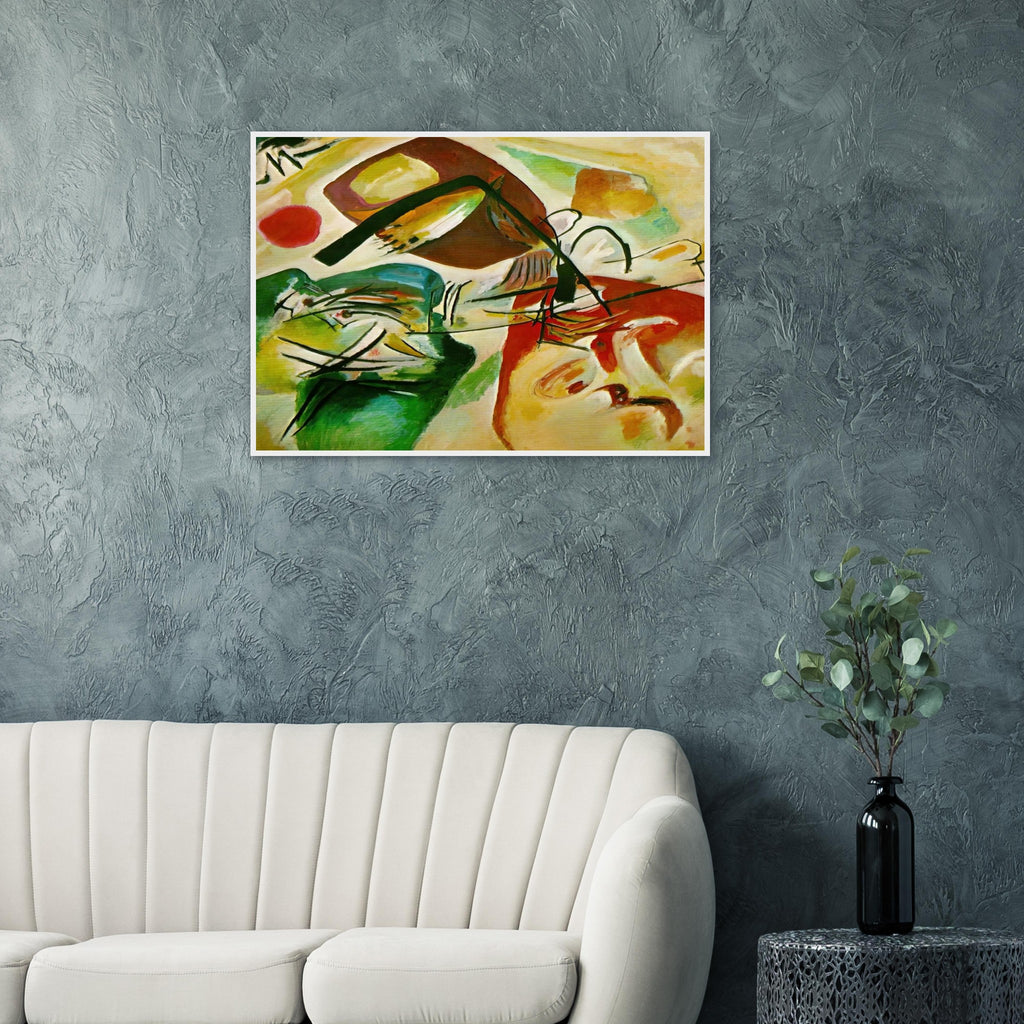 PICTURE WITH A BLACK ARCH 1912 Framed Poster | Wassily Kandinsky Framed Prints Wall Art | Wassily Kandinsky Shop