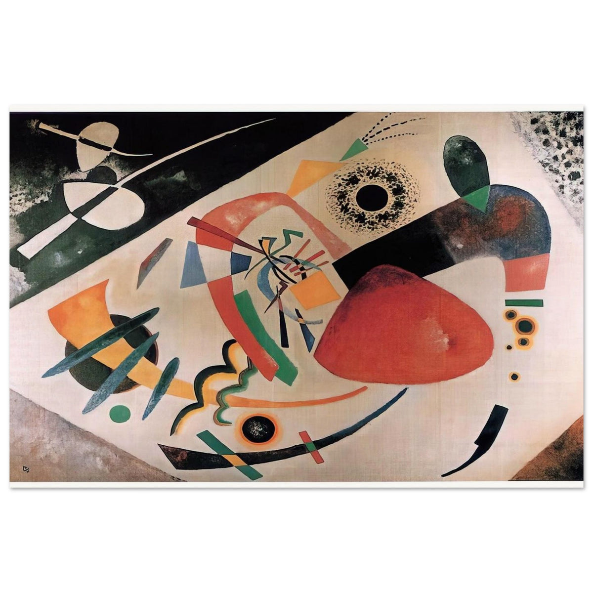 RED SPOT II 1921 Poster | Wassily Kandinsky Poster | Wassily Kandinsky Shop