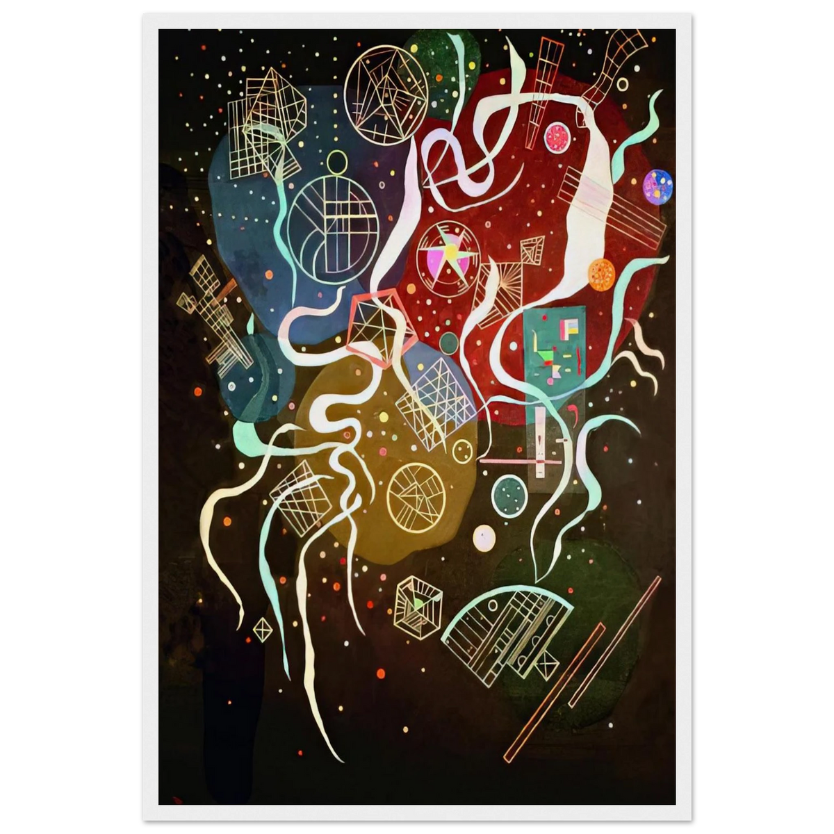 MOVEMENT I 1935 Framed Poster | Wassily Kandinsky Framed Prints Wall Art | Wassily Kandinsky Shop