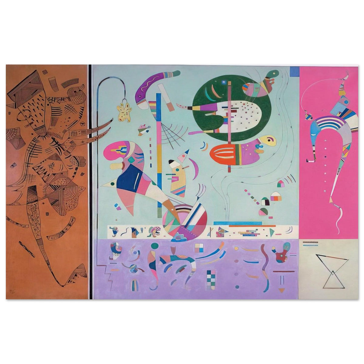 VARIOUS PARTS 1940 Poster | Wassily Kandinsky Poster | Wassily Kandinsky Shop