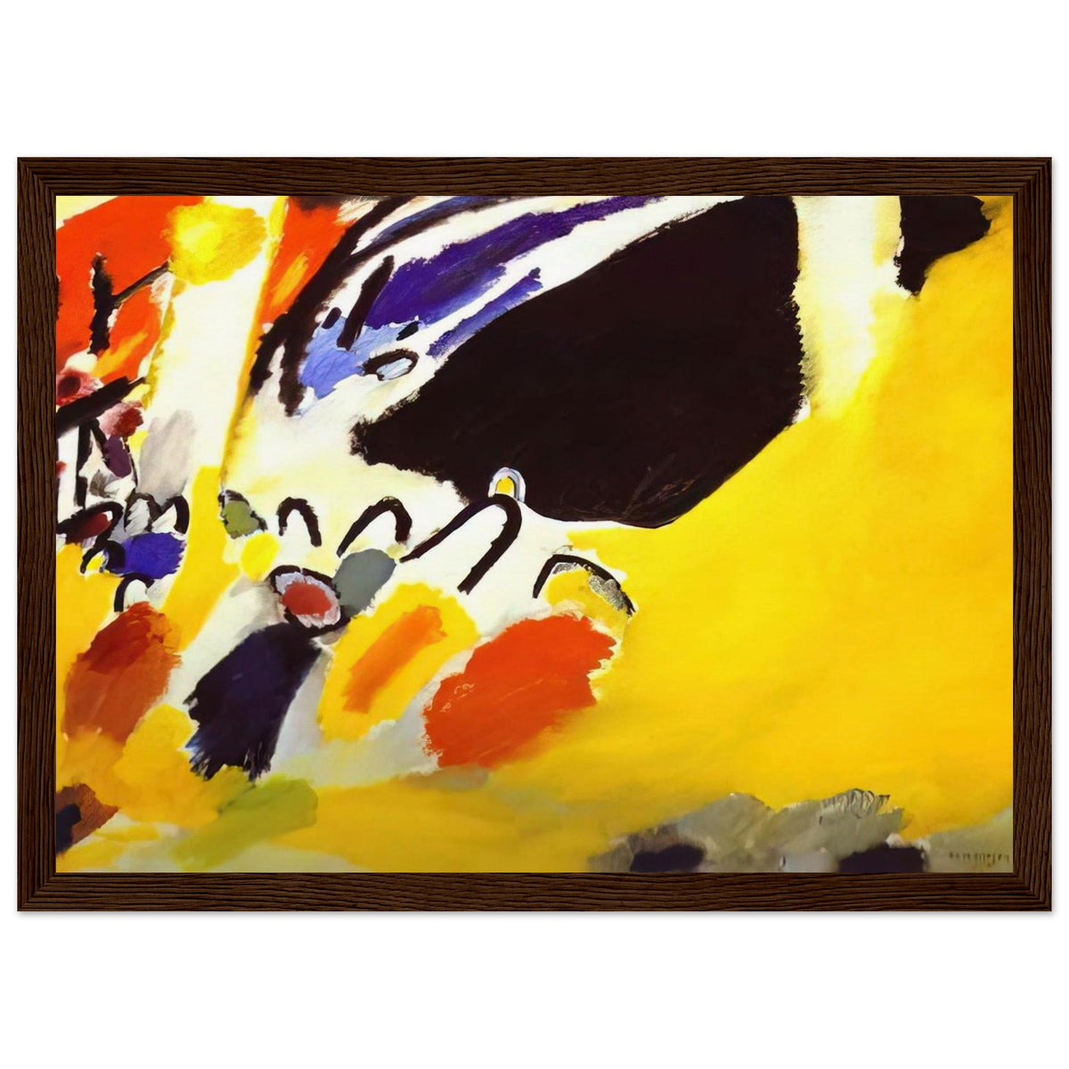 IMPRESSION III CONCERT 1911 Framed Poster | Wassily Kandinsky Framed Prints Wall Art | Wassily Kandinsky Shop