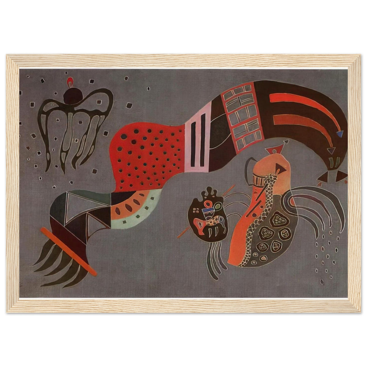 TEMPERED ELAN 1944 Framed Poster | Wassily Kandinsky Framed Prints Wall Art | Wassily Kandinsky Shop