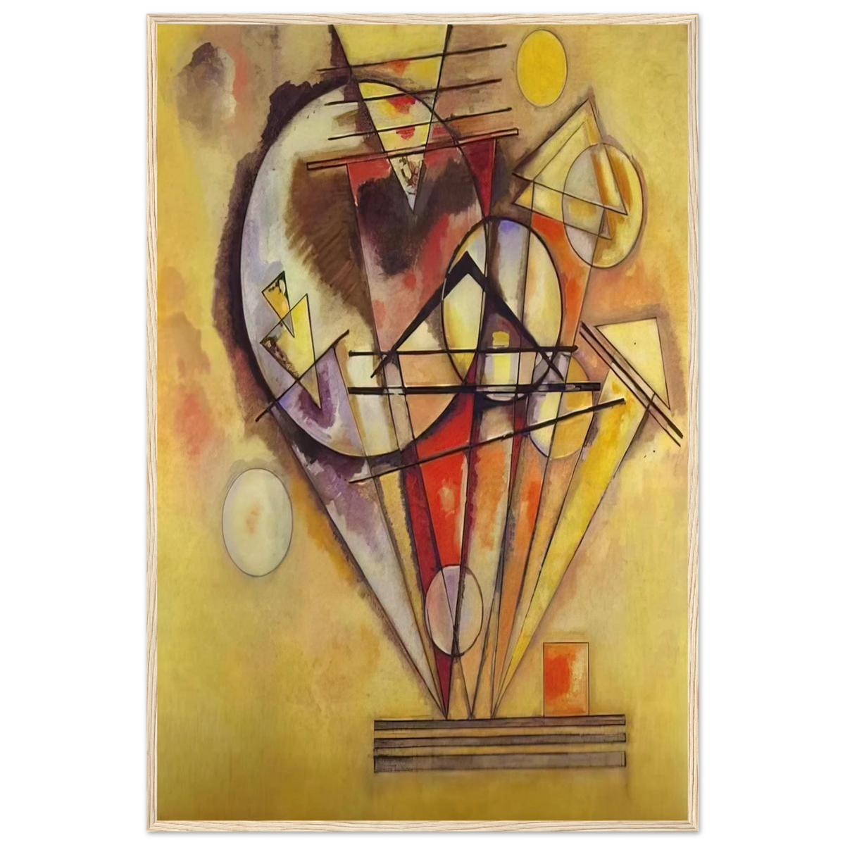 ON THE POINTS 1928 Framed Poster | Wassily Kandinsky Framed Prints Wall Art | Wassily Kandinsky Shop
