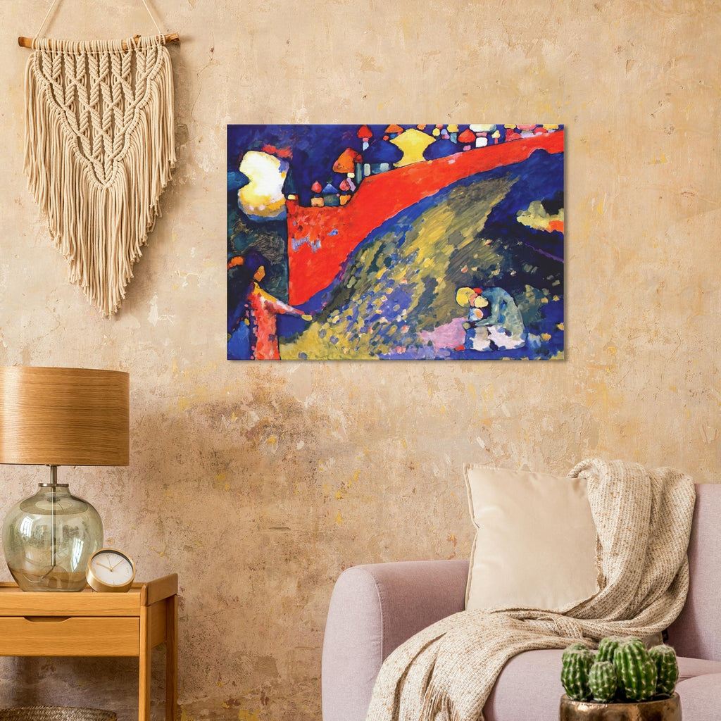 RED WALL DESTINY 1909 Canvas | Wassily Kandinsky Canvas | Wassily Kandinsky Shop