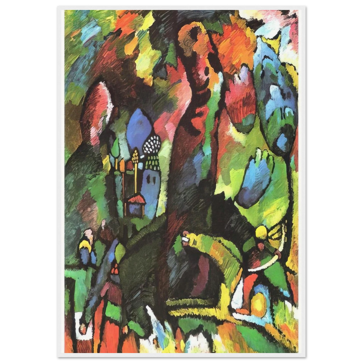PICTURE WITH ARCHER 1909 Framed Poster | Wassily Kandinsky Framed Prints Wall Art | Wassily Kandinsky Shop