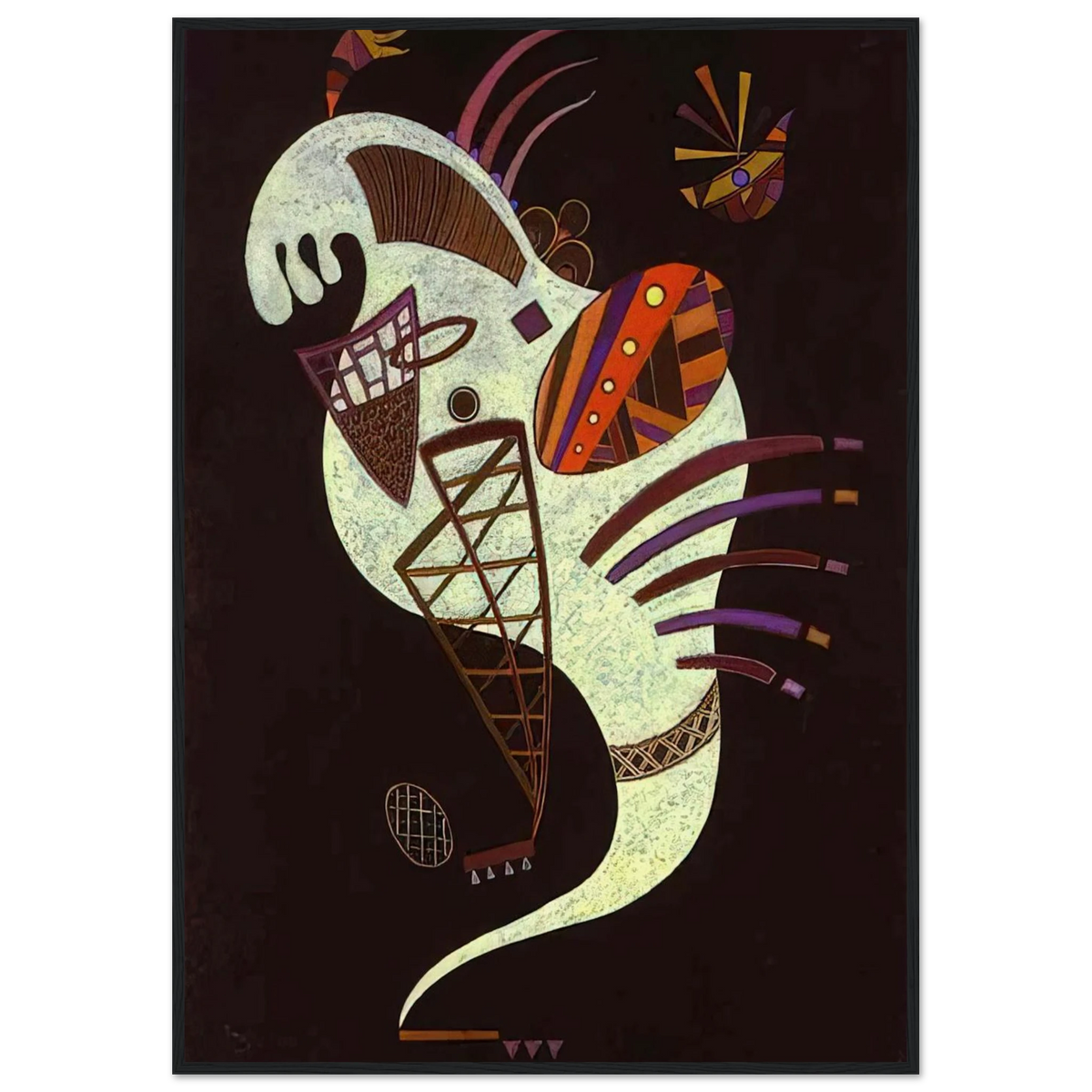 WHITE FIGURE 1943 Framed Poster | Wassily Kandinsky Framed Prints Wall Art | Wassily Kandinsky Shop