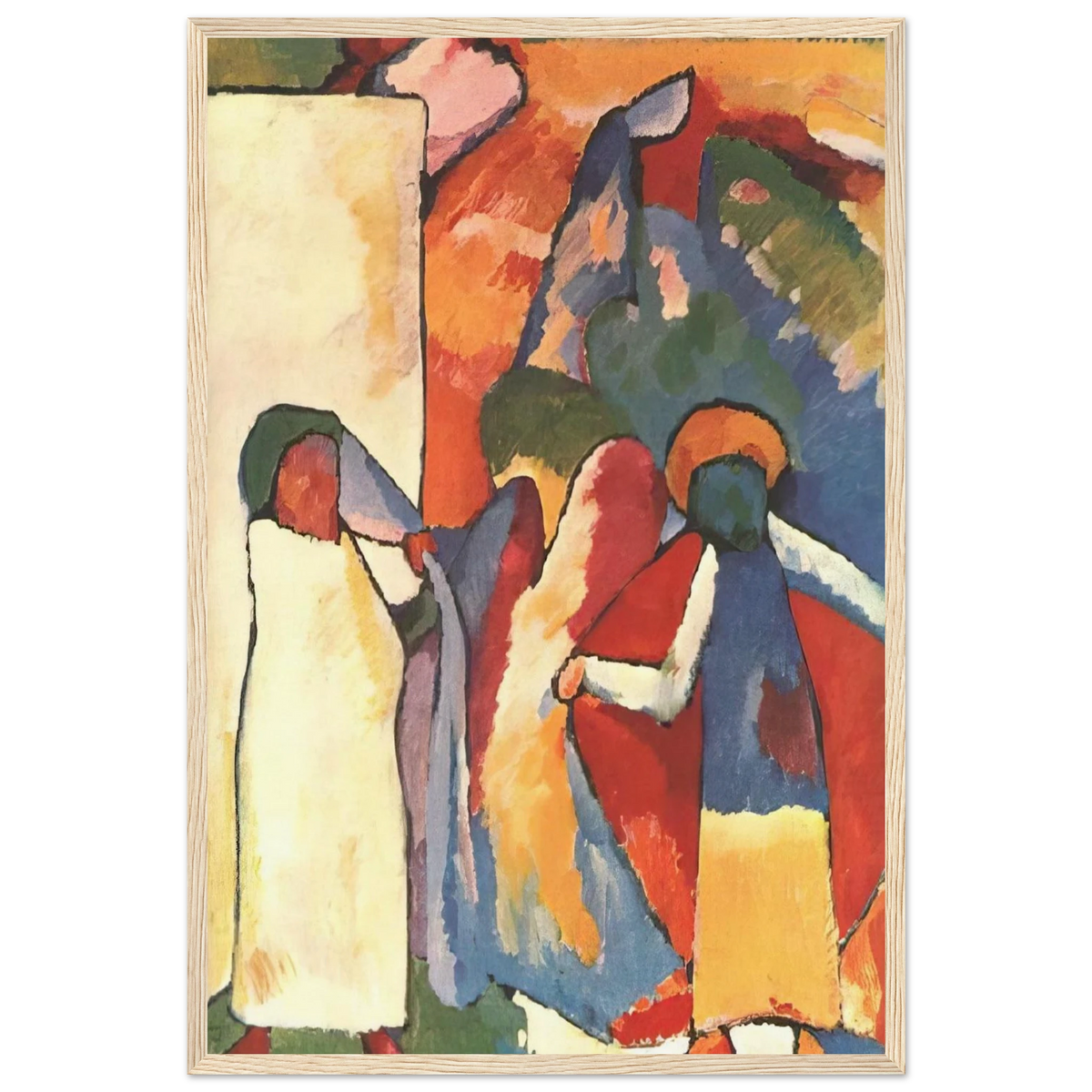 IMPROVISATION 6 AFRICAN 1909 Framed Poster | Wassily Kandinsky Framed Prints Wall Art | Wassily Kandinsky Shop