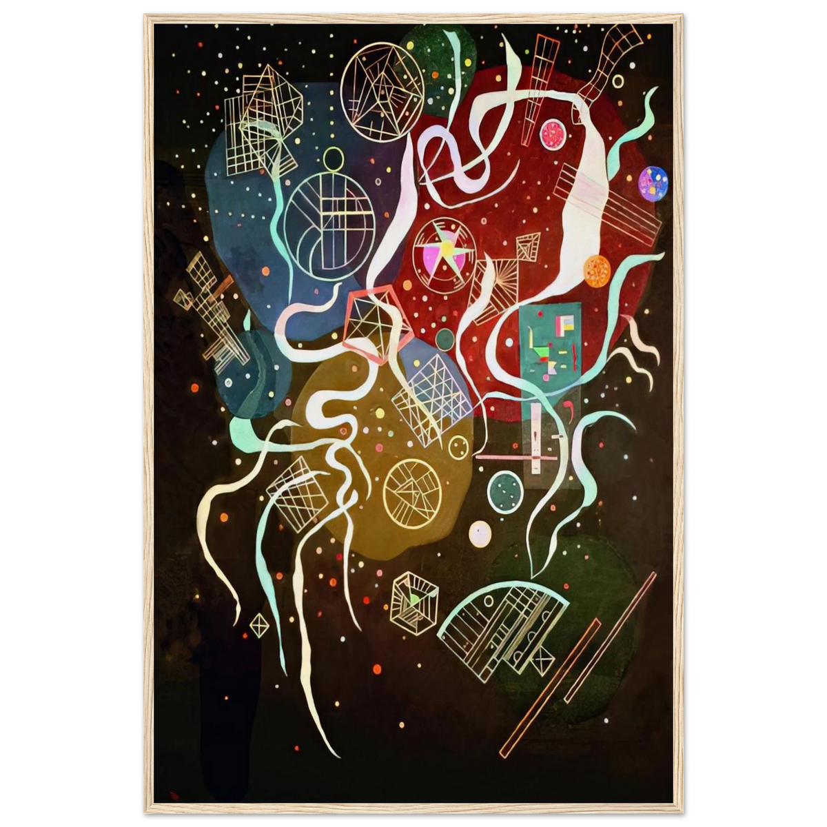 MOVEMENT I 1935 Framed Poster | Wassily Kandinsky Framed Prints Wall Art | Wassily Kandinsky Shop