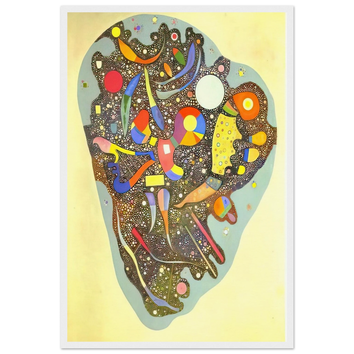COLOURFUL ENSEMBLE 1938 Framed Poster | Wassily Kandinsky Framed Prints Wall Art | Wassily Kandinsky Shop