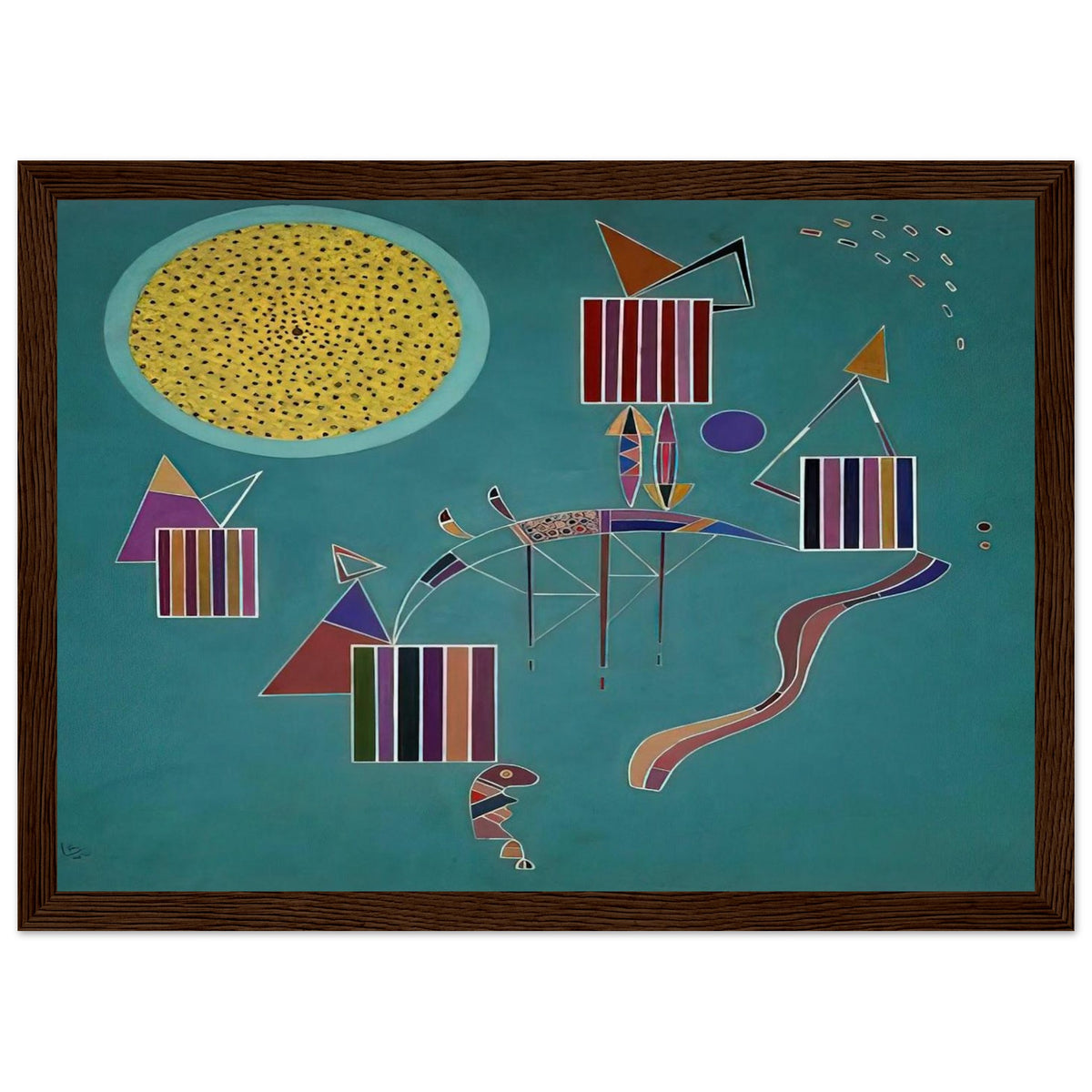 INTIME MESSAGE 1942 Framed Poster | Wassily Kandinsky Framed Prints Wall Art | Wassily Kandinsky Shop