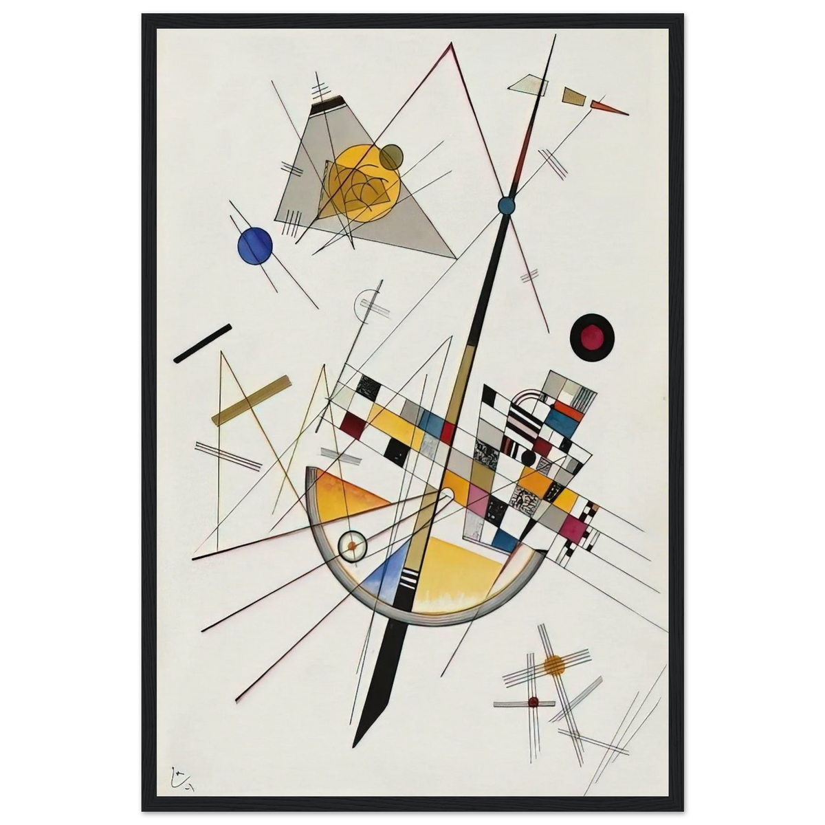 DELICATE TENSION NO 85 1923 Framed Poster | Wassily Kandinsky Framed Prints Wall Art | Wassily Kandinsky Shop