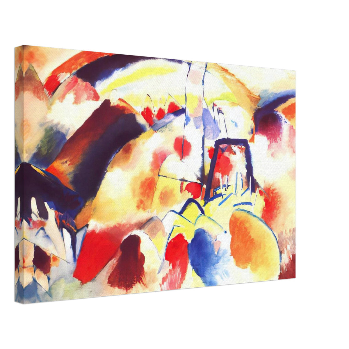 LANDSCAPE WITH RED SPOTS 1913 Canvas | Wassily Kandinsky Canvas | Wassily Kandinsky Shop
